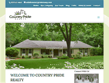 Tablet Screenshot of countrypriderealty.com
